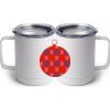 10 oz. White Stainless Steel Coffee Mug Thumbnail