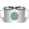 10 oz. White Stainless Steel Coffee Mug Thumbnail