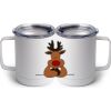 10 oz. White Stainless Steel Coffee Mug Thumbnail