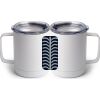 10 oz. White Stainless Steel Coffee Mug Thumbnail