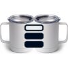 10 oz. White Stainless Steel Coffee Mug Thumbnail