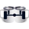 10 oz. White Stainless Steel Coffee Mug Thumbnail