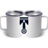 10 oz. White Stainless Steel Coffee Mug Thumbnail