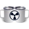 10 oz. White Stainless Steel Coffee Mug Thumbnail