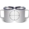 10 oz. White Stainless Steel Coffee Mug Thumbnail