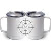 10 oz. White Stainless Steel Coffee Mug Thumbnail