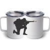 10 oz. White Stainless Steel Coffee Mug Thumbnail