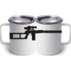 10 oz. White Stainless Steel Coffee Mug Thumbnail