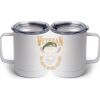 10 oz. White Stainless Steel Coffee Mug Thumbnail