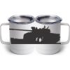 10 oz. White Stainless Steel Coffee Mug Thumbnail