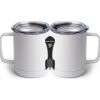 10 oz. White Stainless Steel Coffee Mug Thumbnail