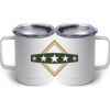 10 oz. White Stainless Steel Coffee Mug Thumbnail
