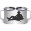 10 oz. White Stainless Steel Coffee Mug Thumbnail