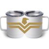 10 oz. White Stainless Steel Coffee Mug Thumbnail