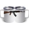 10 oz. White Stainless Steel Coffee Mug Thumbnail