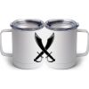 10 oz. White Stainless Steel Coffee Mug Thumbnail