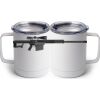 10 oz. White Stainless Steel Coffee Mug Thumbnail