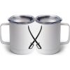 10 oz. White Stainless Steel Coffee Mug Thumbnail