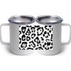 10 oz. White Stainless Steel Coffee Mug Thumbnail