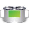 10 oz White Stainless Steel Coffee Mug Thumbnail