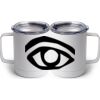10 oz. White Stainless Steel Coffee Mug Thumbnail
