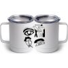 10 oz. White Stainless Steel Coffee Mug Thumbnail