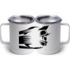 10 oz. White Stainless Steel Coffee Mug Thumbnail