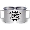 10 oz. White Stainless Steel Coffee Mug Thumbnail