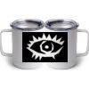 10 oz. White Stainless Steel Coffee Mug Thumbnail