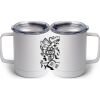 10 oz. White Stainless Steel Coffee Mug Thumbnail