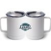 10 oz. White Stainless Steel Coffee Mug Thumbnail