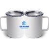 10 oz. White Stainless Steel Coffee Mug Thumbnail
