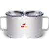 10 oz. White Stainless Steel Coffee Mug Thumbnail