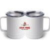 10 oz. White Stainless Steel Coffee Mug Thumbnail