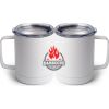 10 oz. White Stainless Steel Coffee Mug Thumbnail