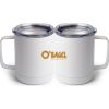 10 oz. White Stainless Steel Coffee Mug Thumbnail