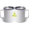 10 oz. White Stainless Steel Coffee Mug Thumbnail