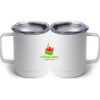 10 oz. White Stainless Steel Coffee Mug Thumbnail