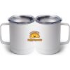 10 oz. White Stainless Steel Coffee Mug Thumbnail