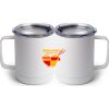 10 oz. White Stainless Steel Coffee Mug Thumbnail
