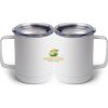 10 oz. White Stainless Steel Coffee Mug Thumbnail