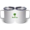 10 oz. White Stainless Steel Coffee Mug Thumbnail
