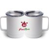 10 oz. White Stainless Steel Coffee Mug Thumbnail