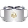 10 oz. White Stainless Steel Coffee Mug Thumbnail