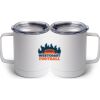 10 oz. White Stainless Steel Coffee Mug Thumbnail
