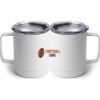 10 oz. White Stainless Steel Coffee Mug Thumbnail