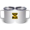 10 oz. White Stainless Steel Coffee Mug Thumbnail