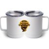 10 oz. White Stainless Steel Coffee Mug Thumbnail