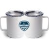 10 oz. White Stainless Steel Coffee Mug Thumbnail
