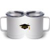 10 oz. White Stainless Steel Coffee Mug Thumbnail